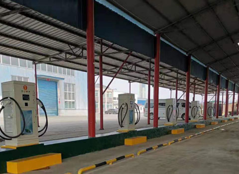 中国虎工新能源充电站120KW双枪直流充