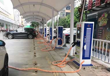 云顶集团新能源充电桩盈溪商务中心应用场景